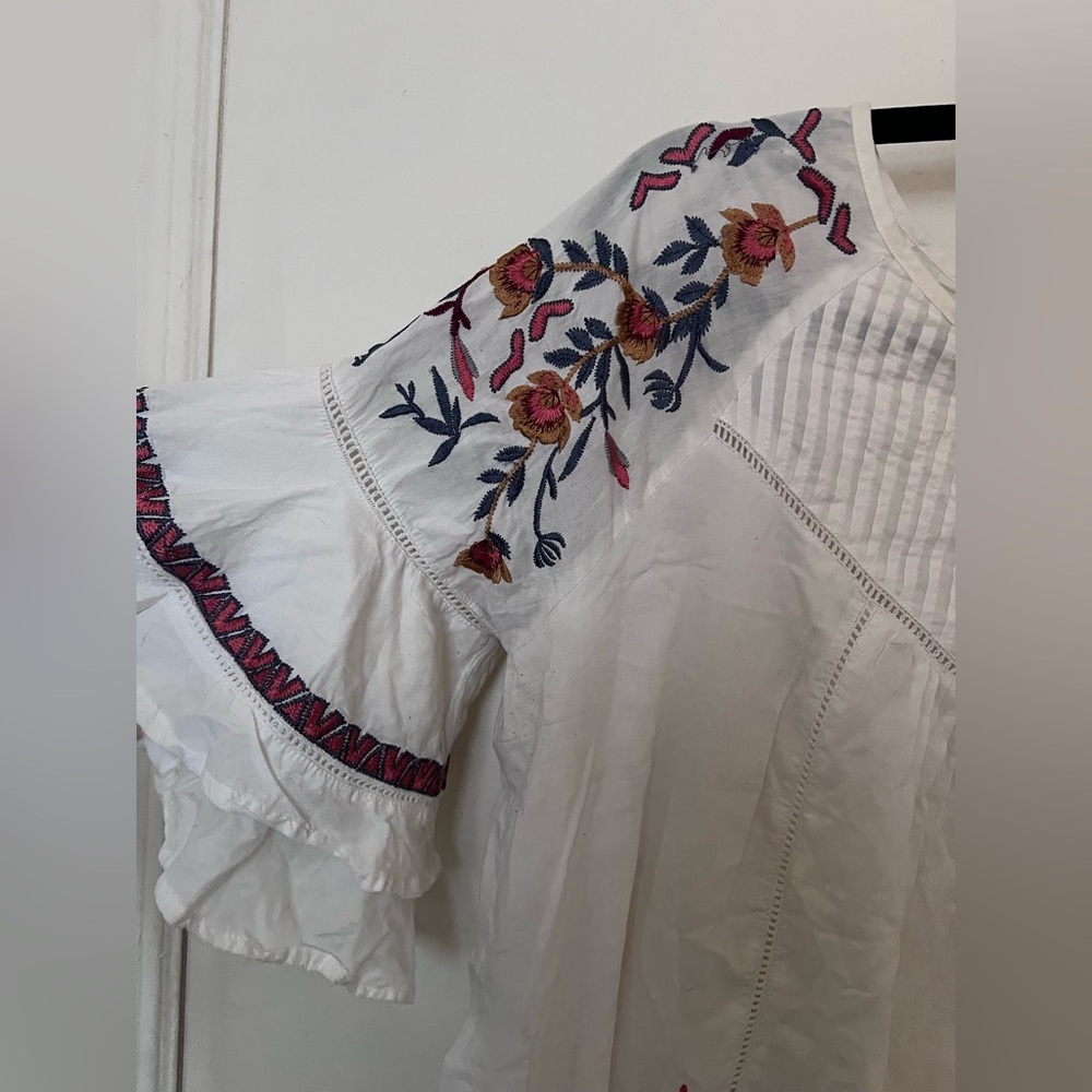 Free People Embroidered Boho Mini Dress - Picture 2 of 6